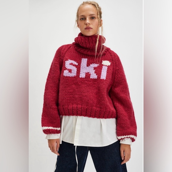 Gogo Oui Sku Pullover Sweater One Size NWT - Picture 4 of 17